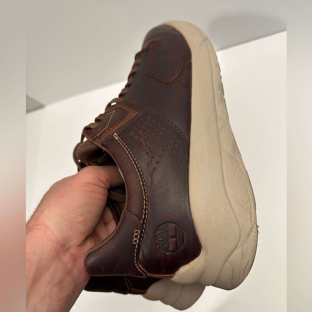 Timberland Men's Bradstreet Ultra Oxford Brown Leather Shoes A2D52 Size 9.5 - Picture 6 of 14